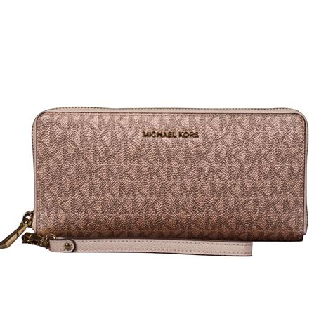 michael kors rose wallet|michael kors soft pink wallet.